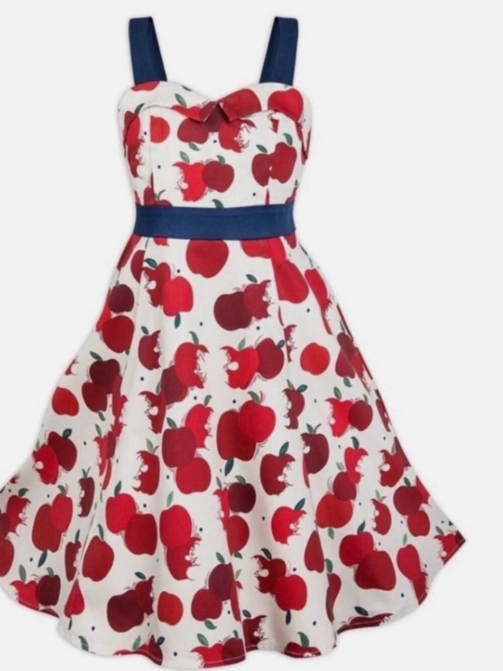 Disney Dress Shop Snow White Dress Red Apples Seven Dwarfs Large Disney Parks